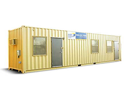 40’ Office Elite w/Restroom Container