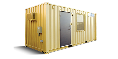 20 ft Elite Office Containers with a Restroom