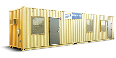 40 ft Elite Office Containers with a Restroom